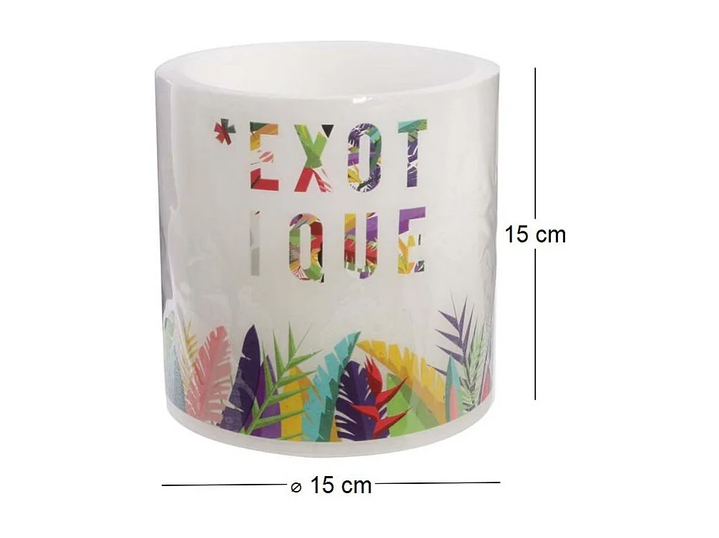 LED-Kerze "Exotique" 15 cm
