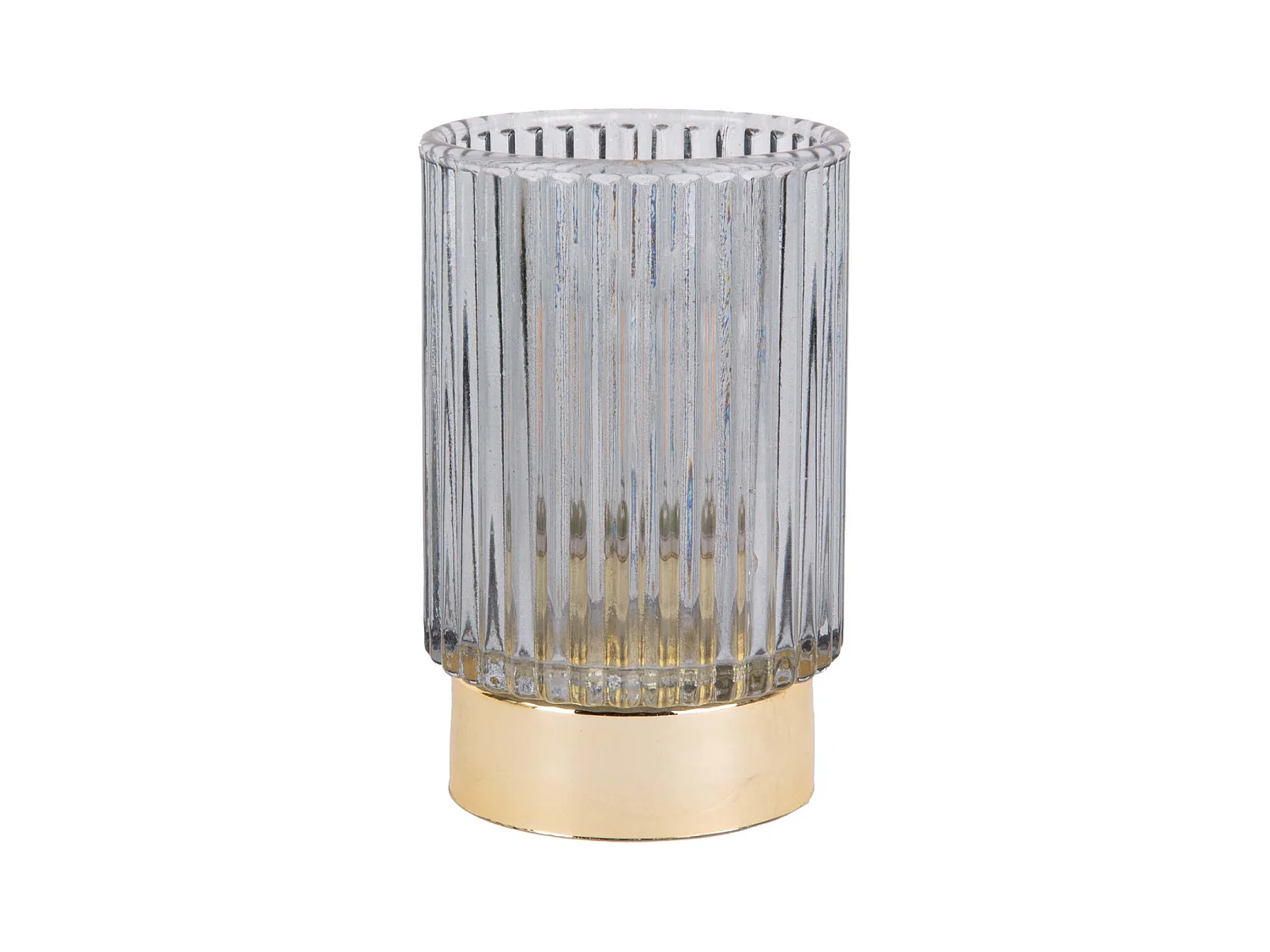 Portavelas con vela LED Line