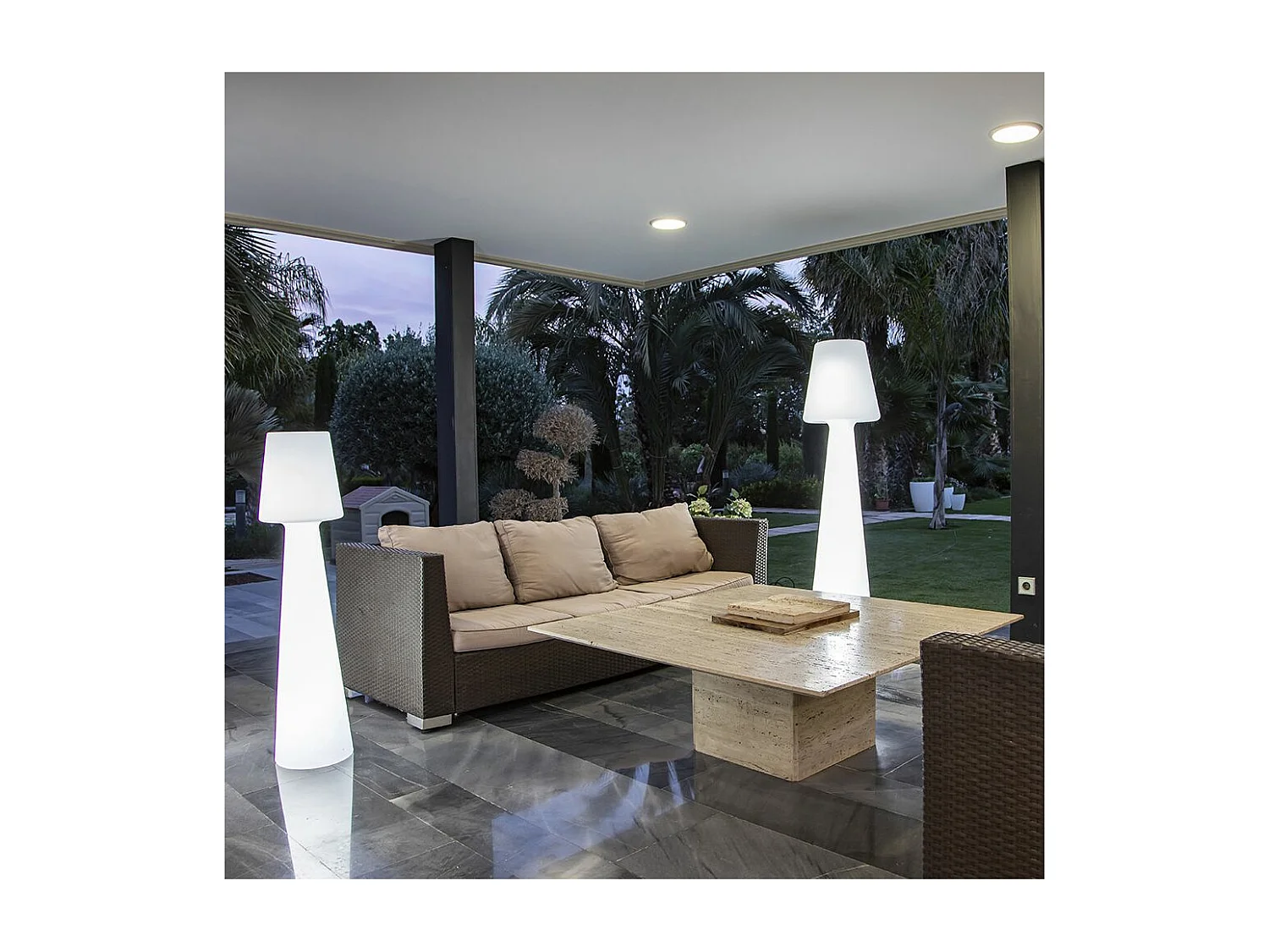 Lampadaire extérieur à led Lola 110 cm Alimentation électrique