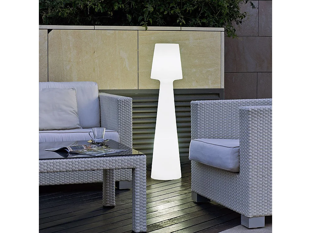 Lámpara de pie led de exterior Lola 110 cm Batería recargable