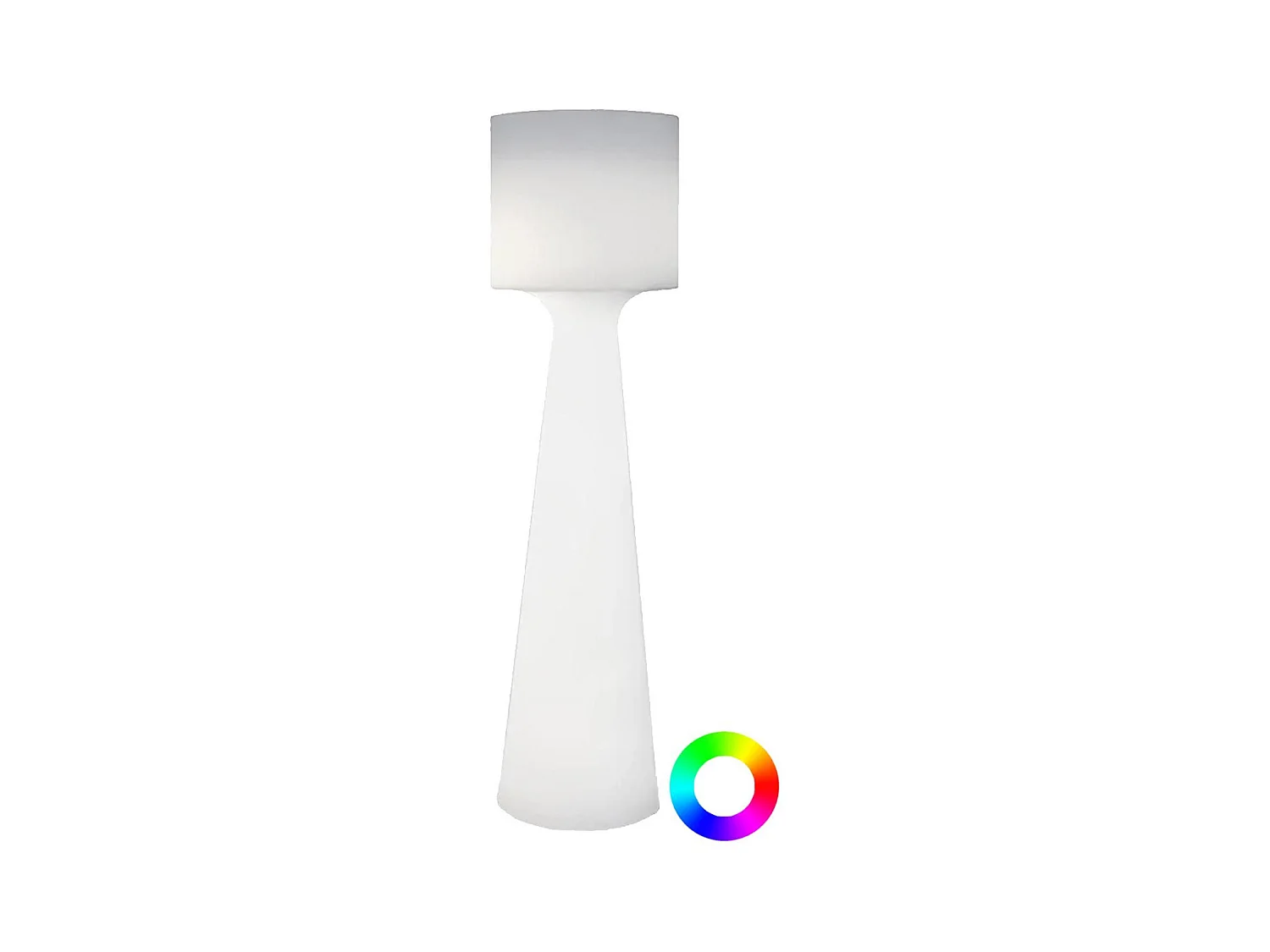 Lampadaire extérieur à led Grace 140 cm Batterie rechargeable