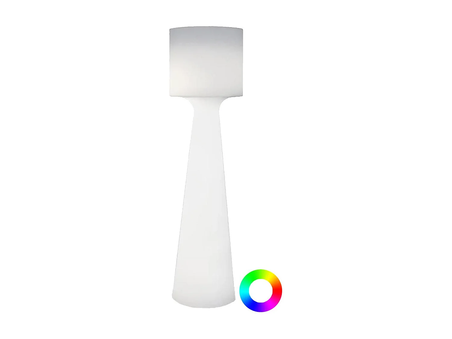 Lámpara de pie de led para exteriores Grace 140 cm Batería recargable