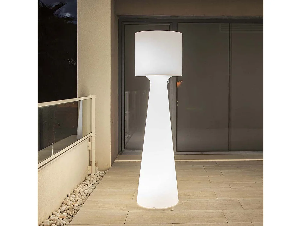Lámpara de pie de led para exteriores Grace 140 cm Batería recargable