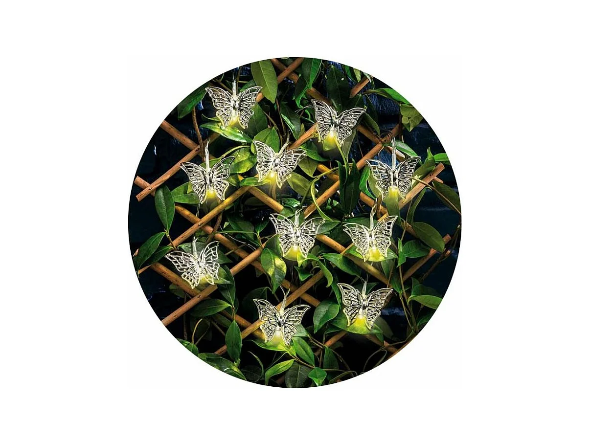 Ghirlanda a led all'interno e all'esterno di Judy Papillon