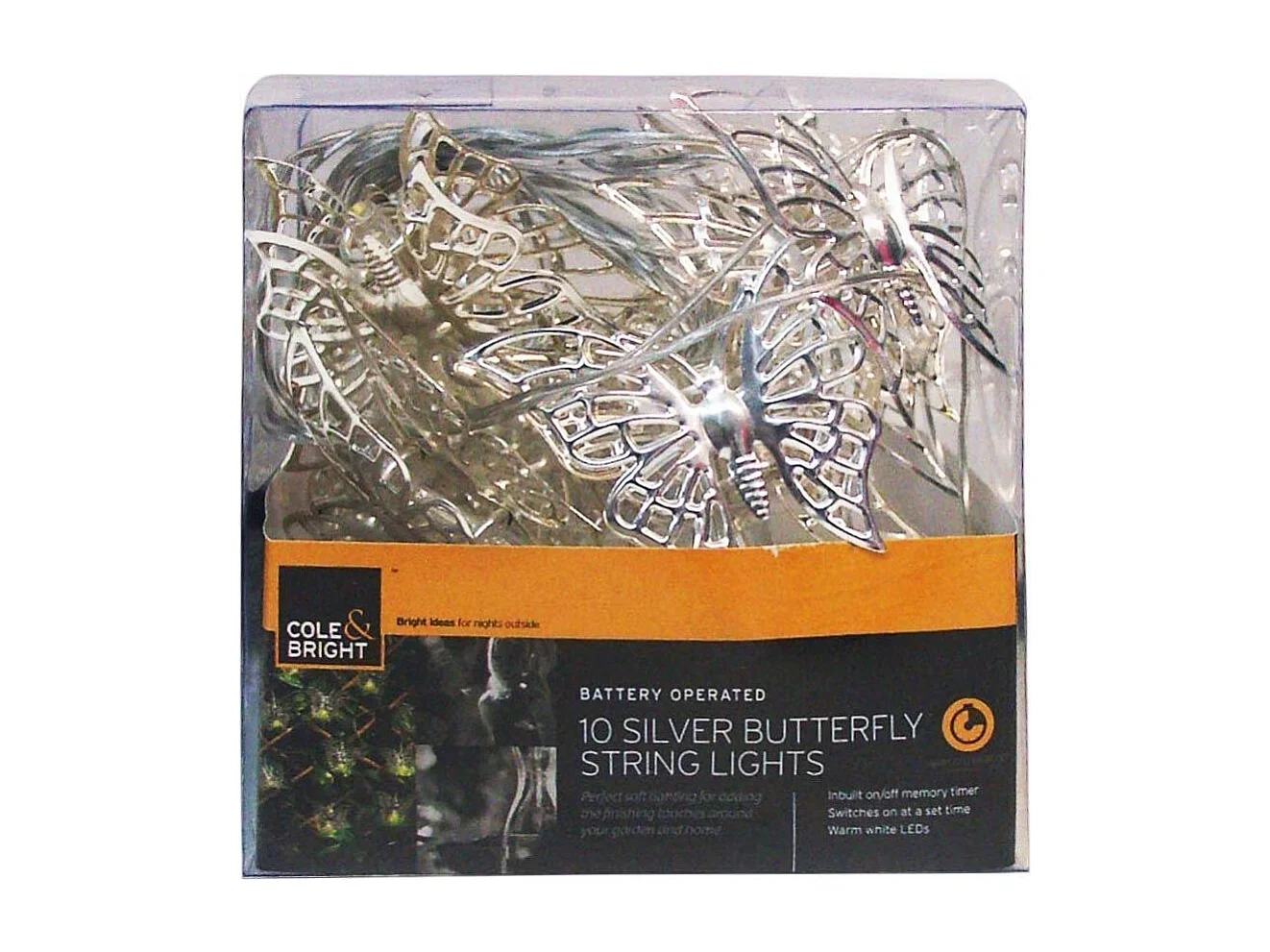 Ghirlanda a led all'interno e all'esterno di Judy Papillon