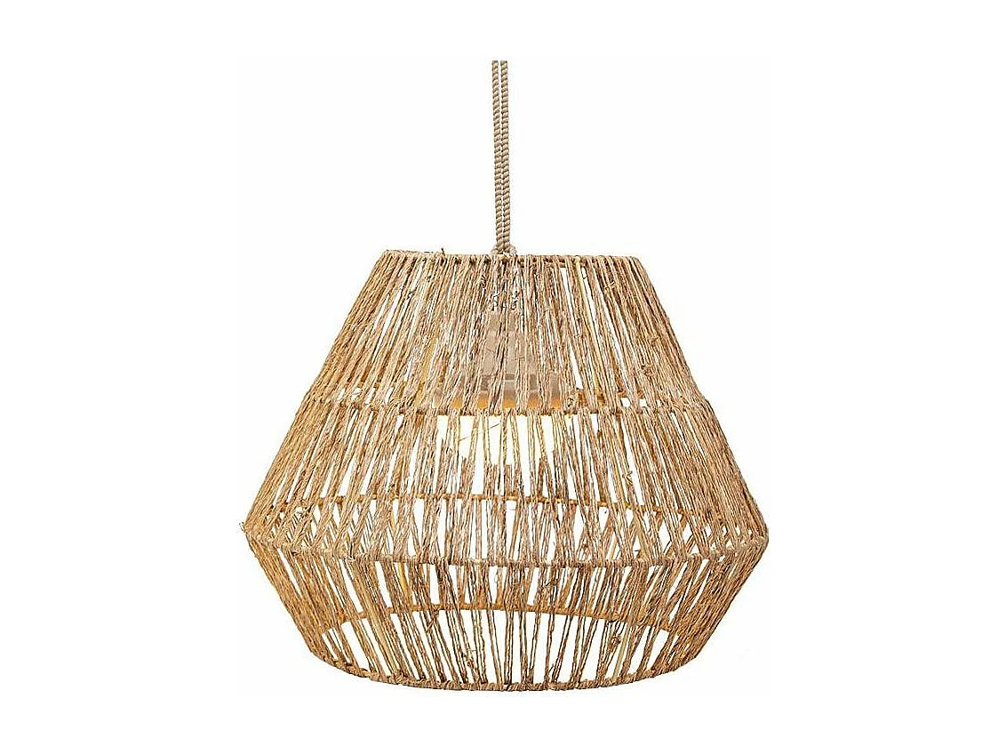 Outdoor-Hängeleuchte aus Rattan mit Led Sisine nature