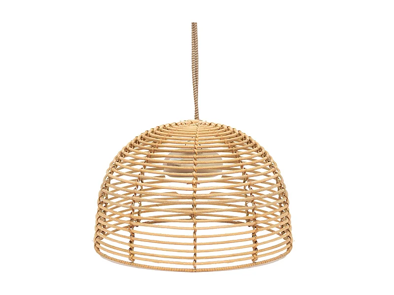 Außen-Pendellampe aus Rattan mit LED "Bossa nature"