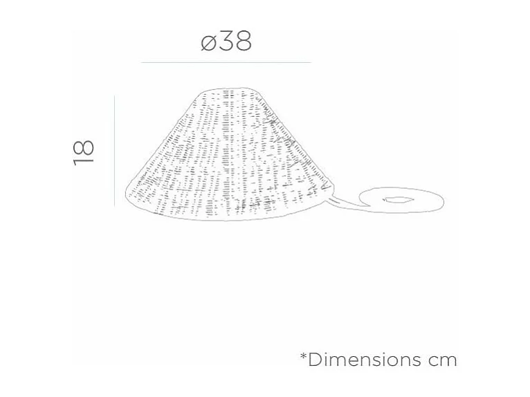 Suspension extérieure avec led Calobra