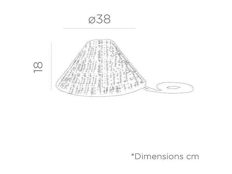 Suspension extérieure avec led Calobra