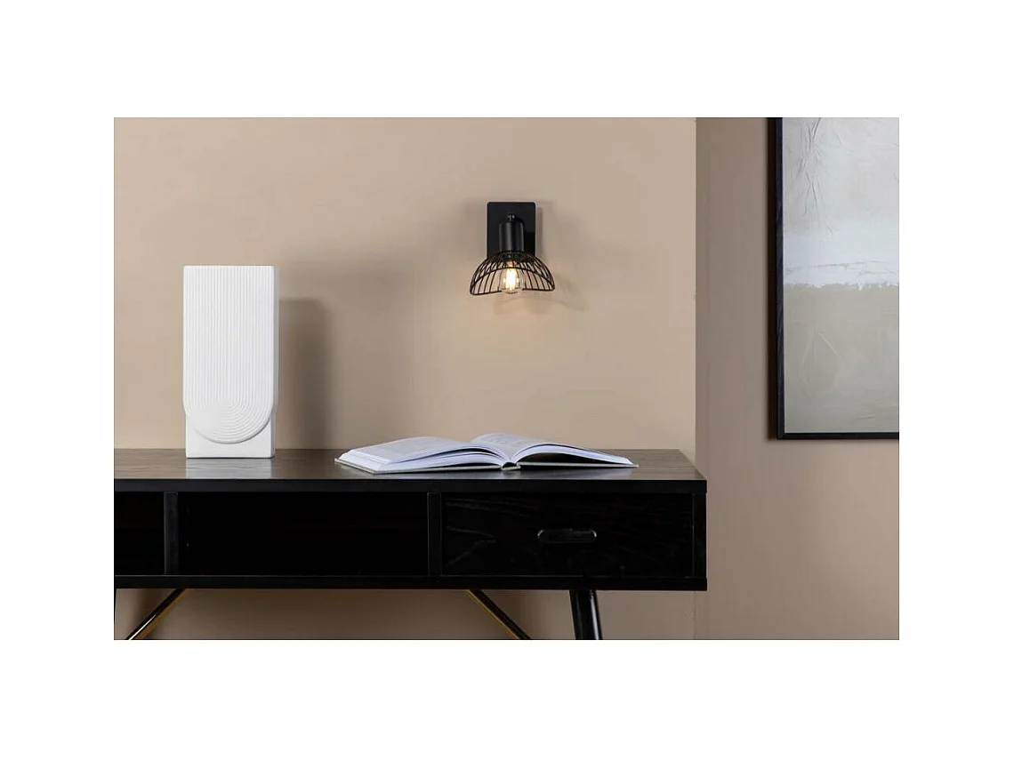 Applique Murale Design "Elsa" 18cm Noir