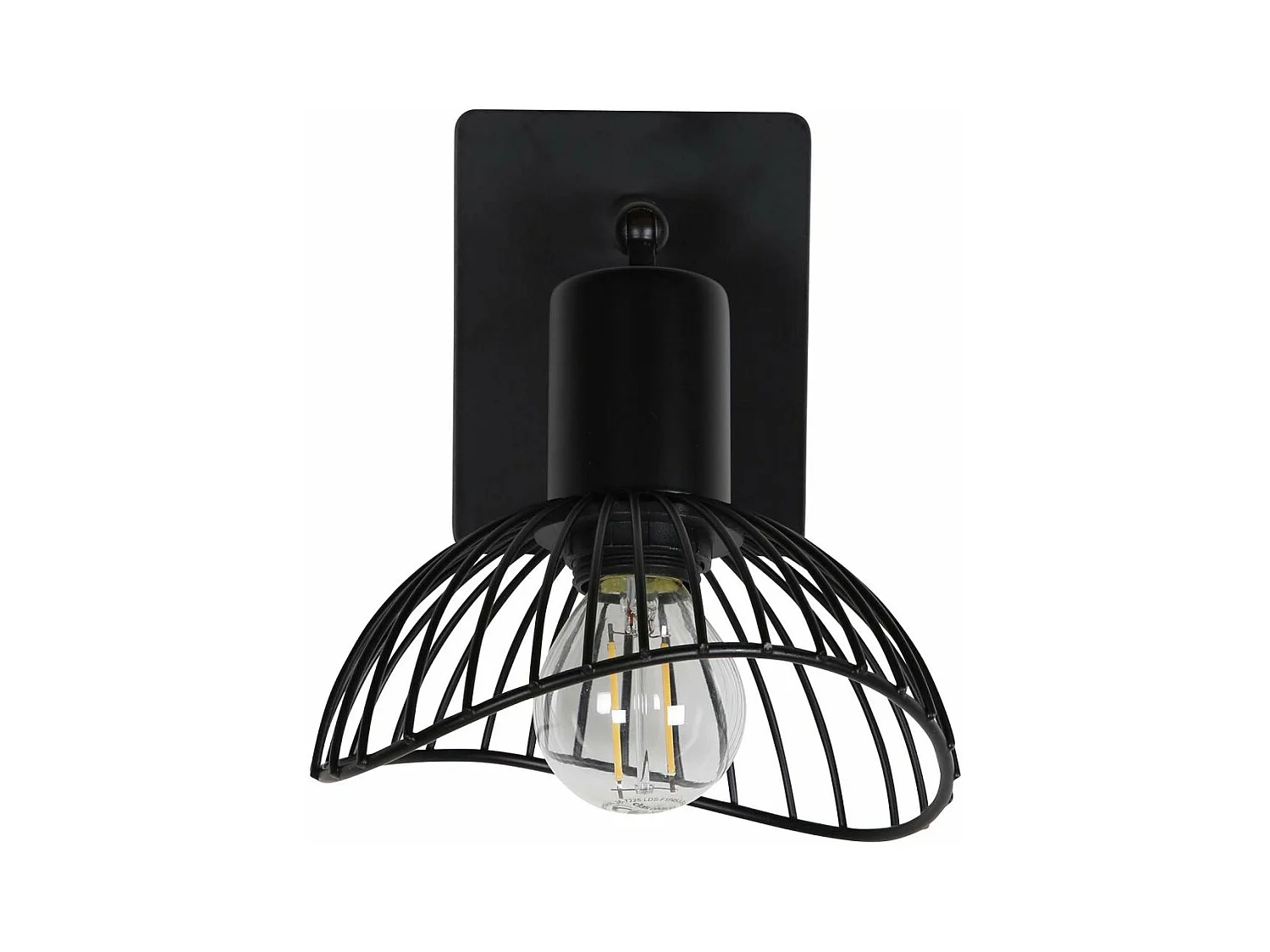 Applique Murale Design "Elsa" 18cm Noir