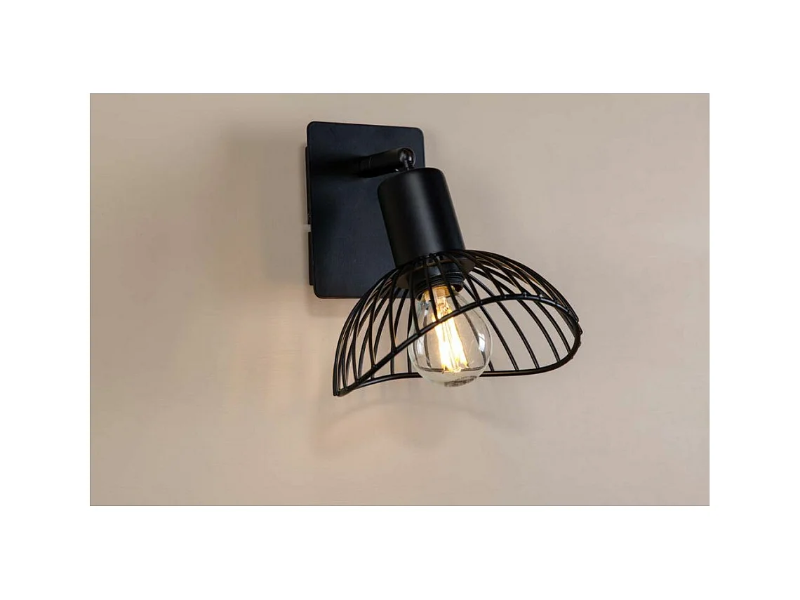 Applique Murale Design "Elsa" 18cm Noir