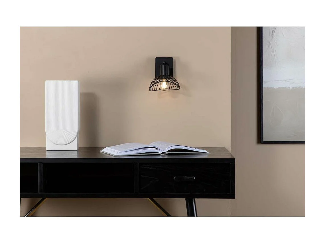 Applique Murale Design "Elsa" 18cm Noir