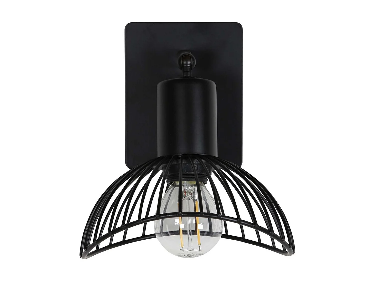 Applique Murale Design "Elsa" 18cm Noir