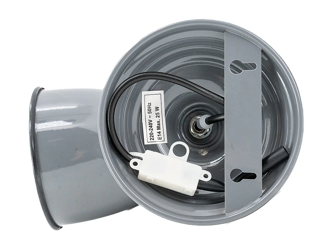 Wandleuchte aus lackiertem Metall