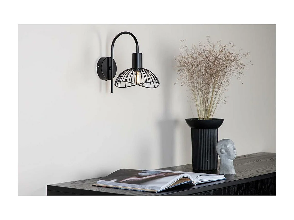 Applique Murale Design "Elsa" 26cm Noir