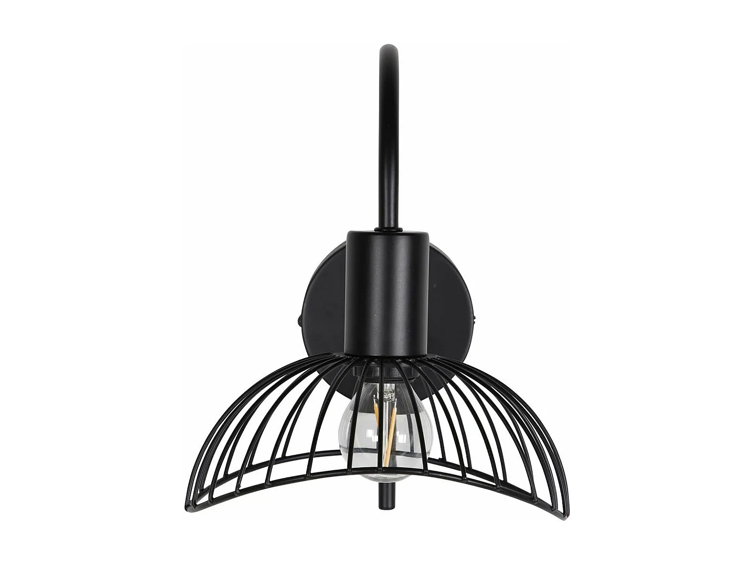 Applique Murale Design "Elsa" 26cm Noir