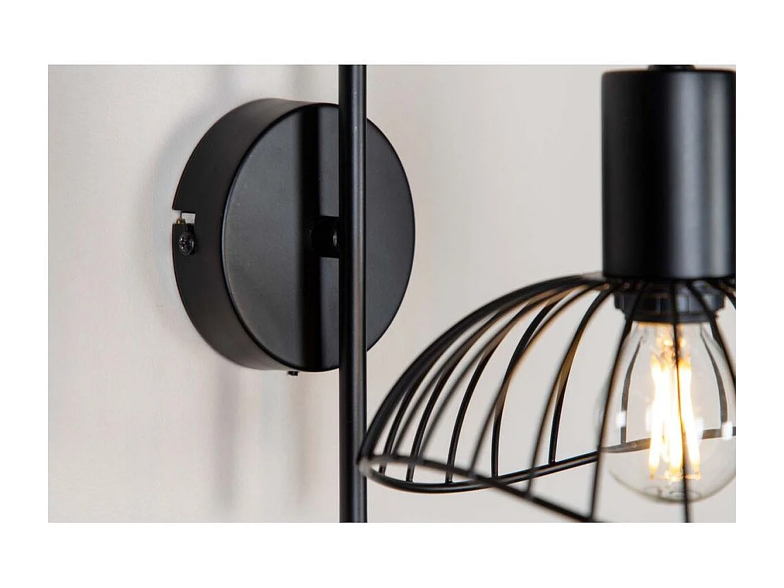 Applique Murale Design "Elsa" 26cm Noir