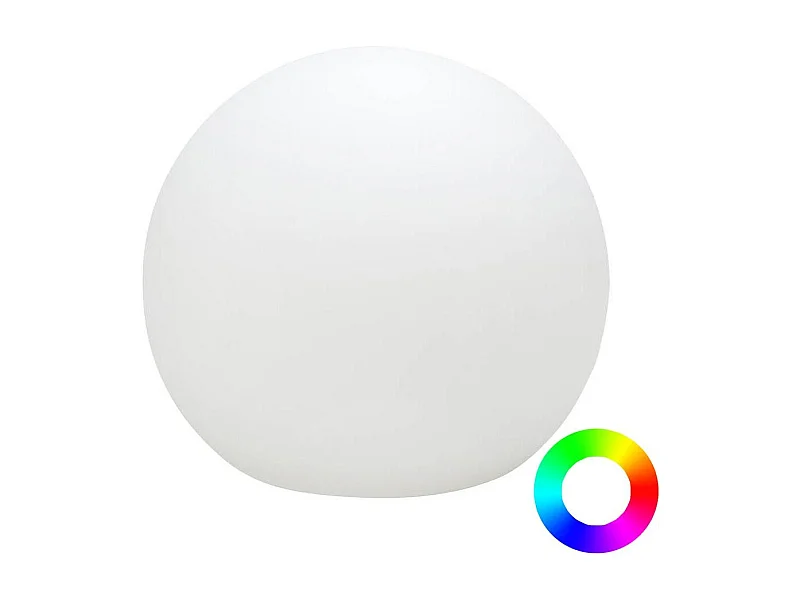 Palla luminosa da esterno Buly 40 cm Solare + ricarica elettrica