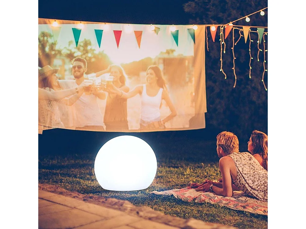 Boule lumineuse extérieure Buly 60 cm Alimentation électrique