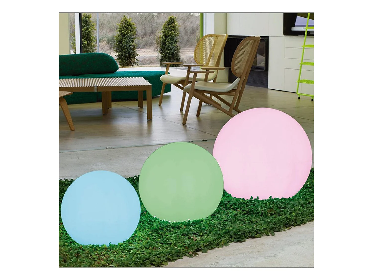 Palla luminosa da esterno Buly 50 cm Alimentazione