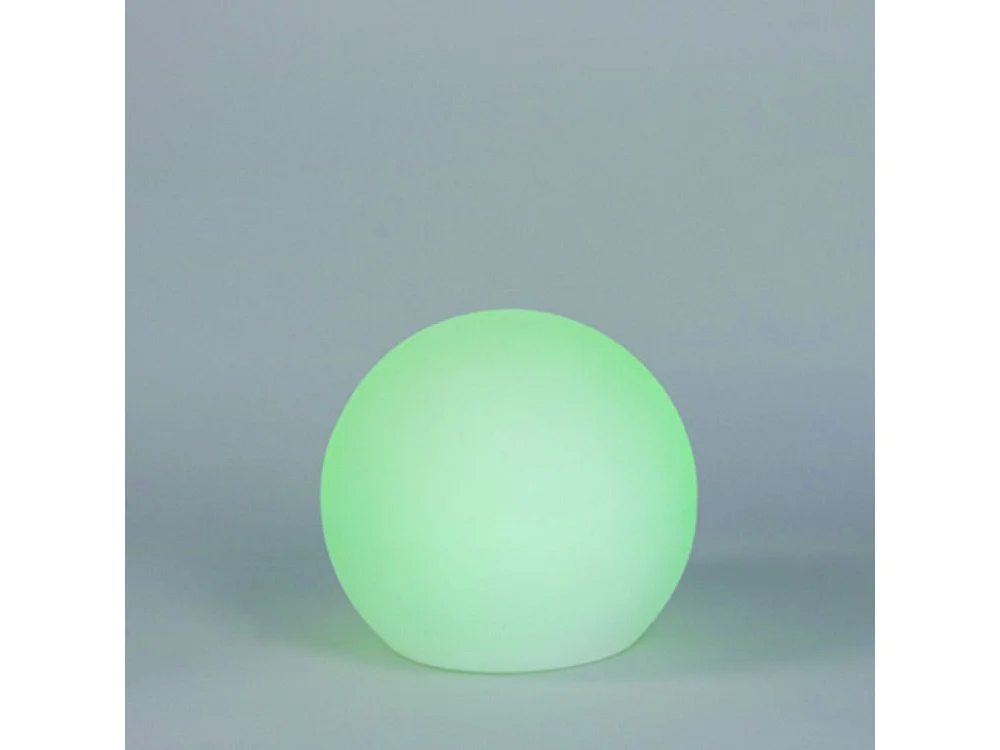 Boule lumineuse extérieure Buly 60 cm Recharge solaire + batterie rechargeable