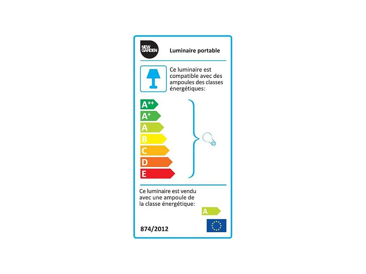 Cube lumineux intérieur extérieur Cuby 20 cm Alimentation électrique