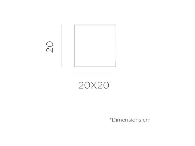 Cube lumineux intérieur extérieur Cuby 20 cm Alimentation électrique