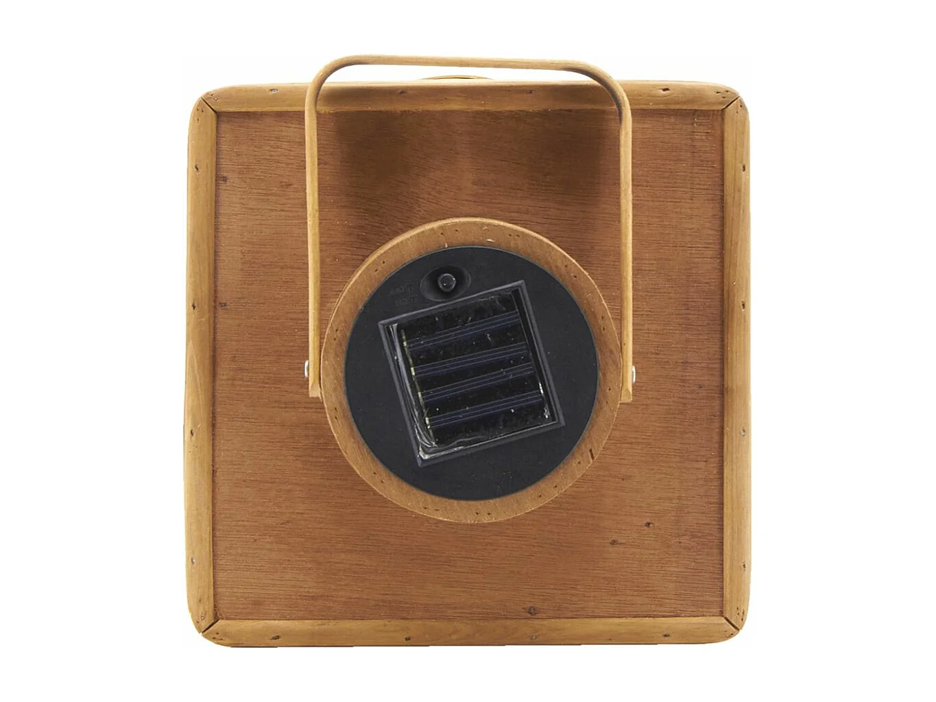 Lanterne solaire en bois de sapin