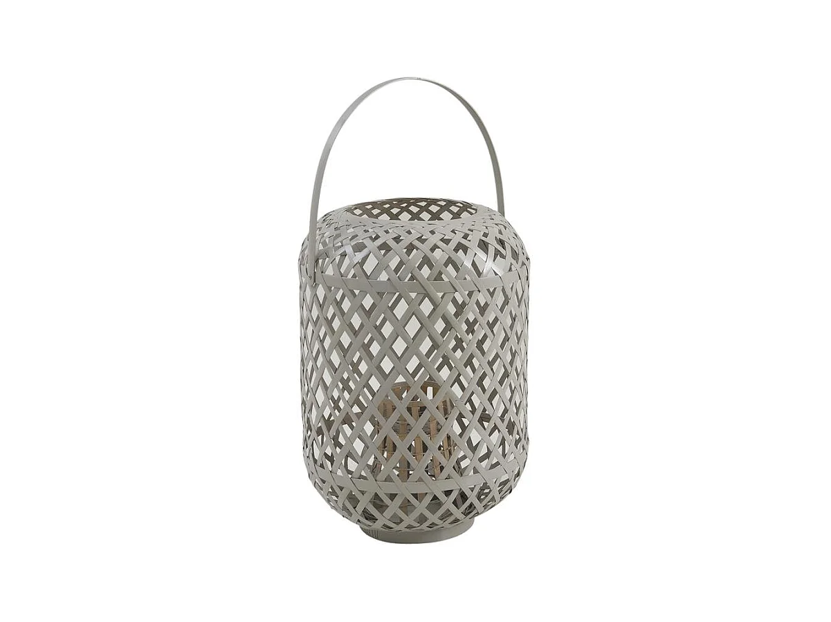 Lanterne pour jardin en bambou laqué