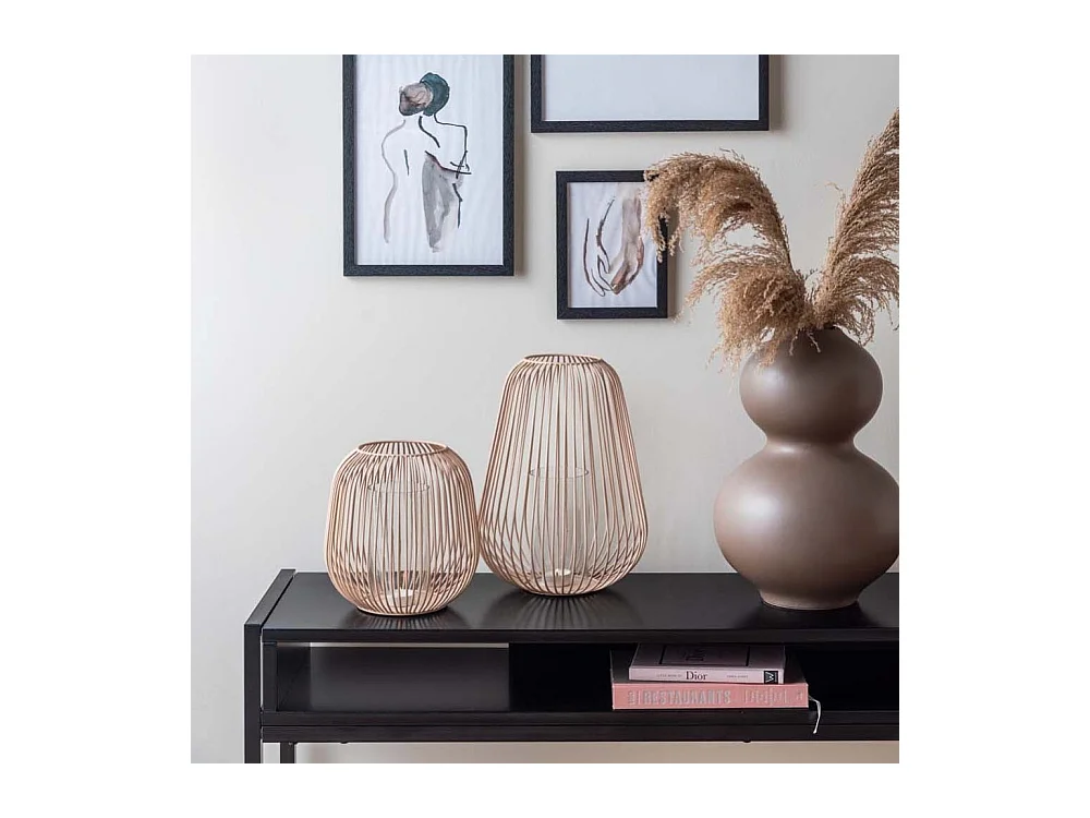 Lanterne en métal filaire Illuminate 20 x 21 cm