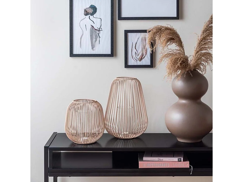 Lanterne en métal filaire Illuminate 20 x 21 cm