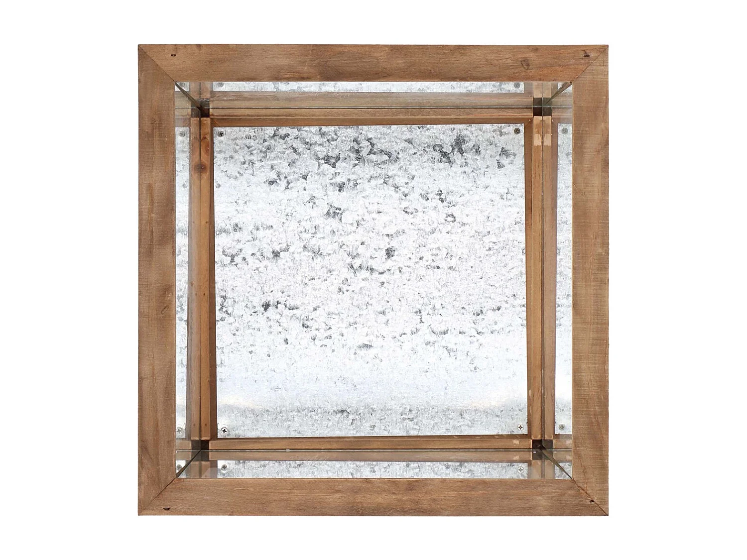 Lanternes en bois et verre (Lot de 4)