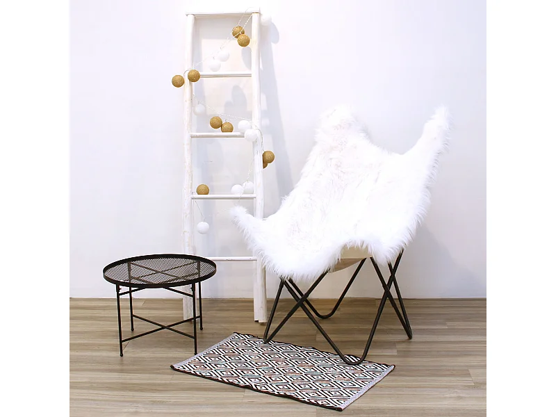 Guirlande Eucla Blanc, Beige, Or