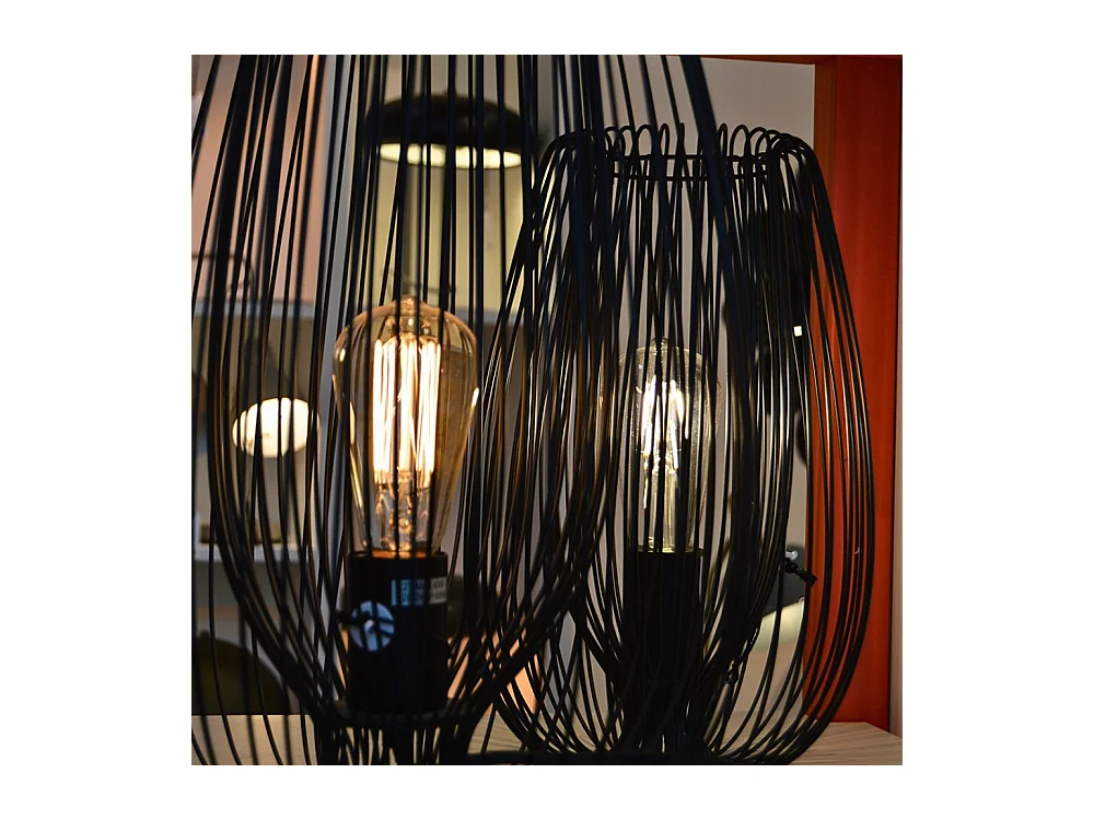 Lanterne en métal filaire Illuminate 20 x 21 cm