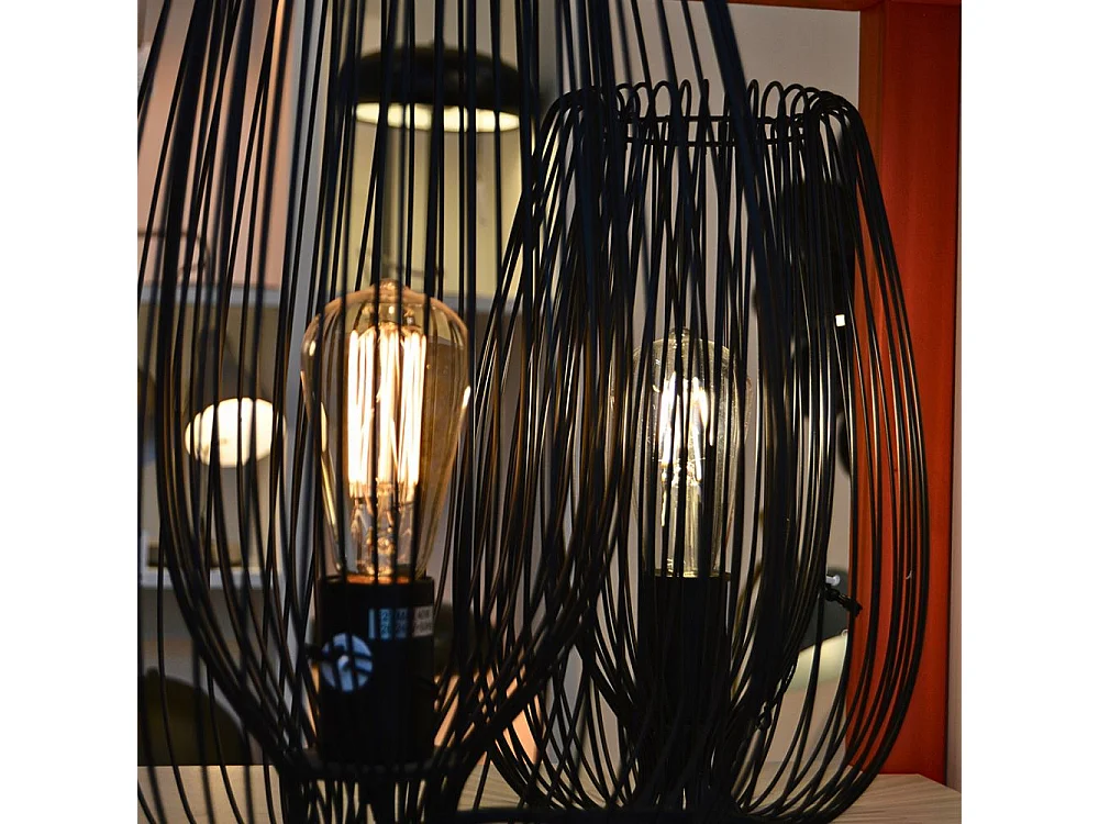 Lanterne en métal filaire Illuminate 20 x 21 cm