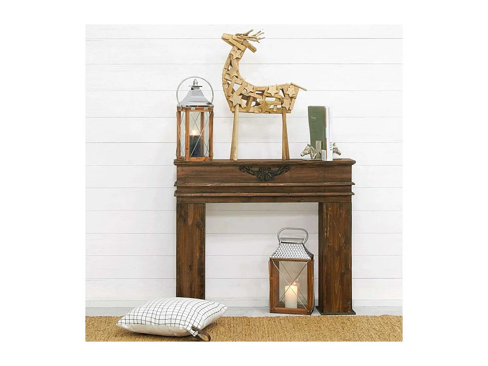 Lanterne en bois et métal Pharos