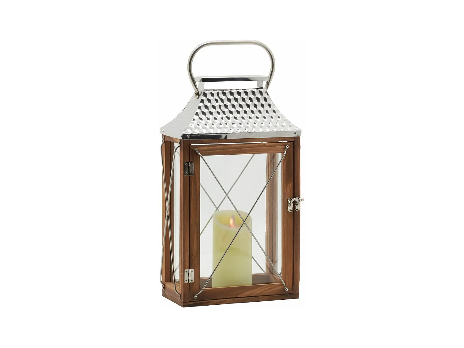 Lanterne en bois et métal Pharos