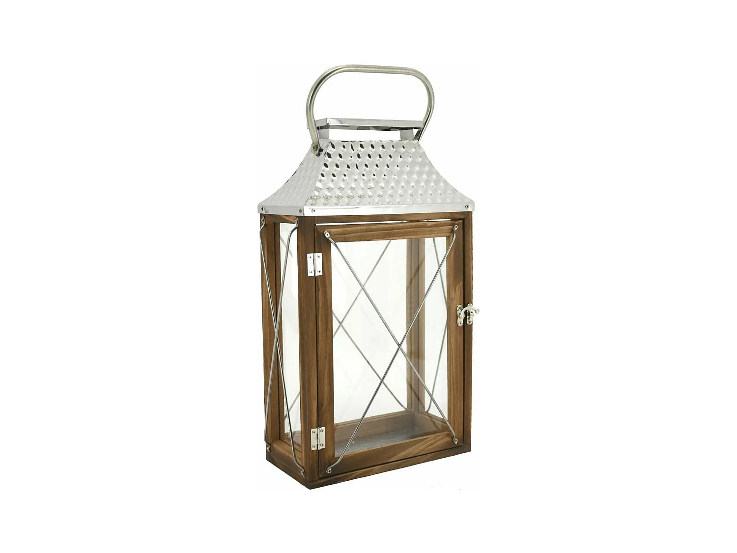 Lanterne en bois et métal Pharos