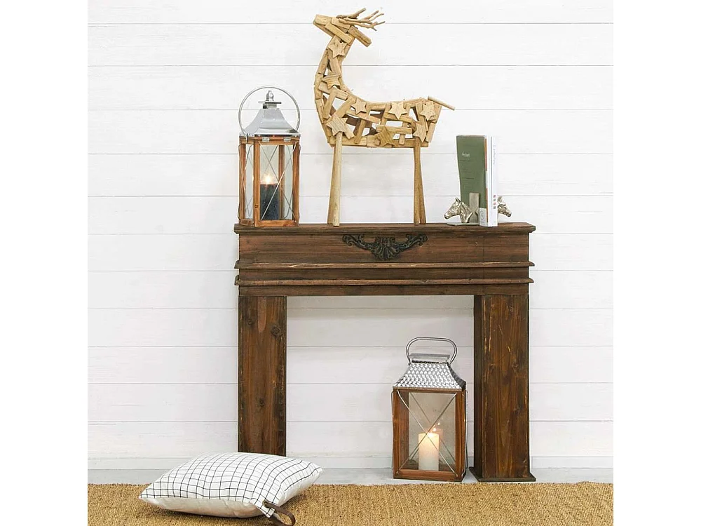 Lanterne en bois et métal Pharos