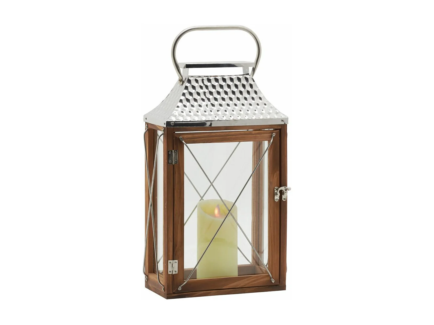 Lanterne en bois et métal Pharos