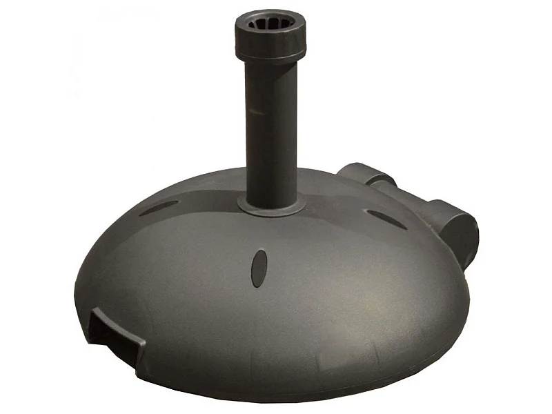 Pied en béton avec roues pour parasol coloris gris 35 Kg