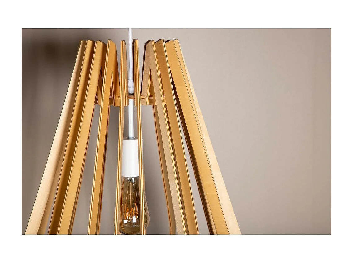 Suspension en bois Spider