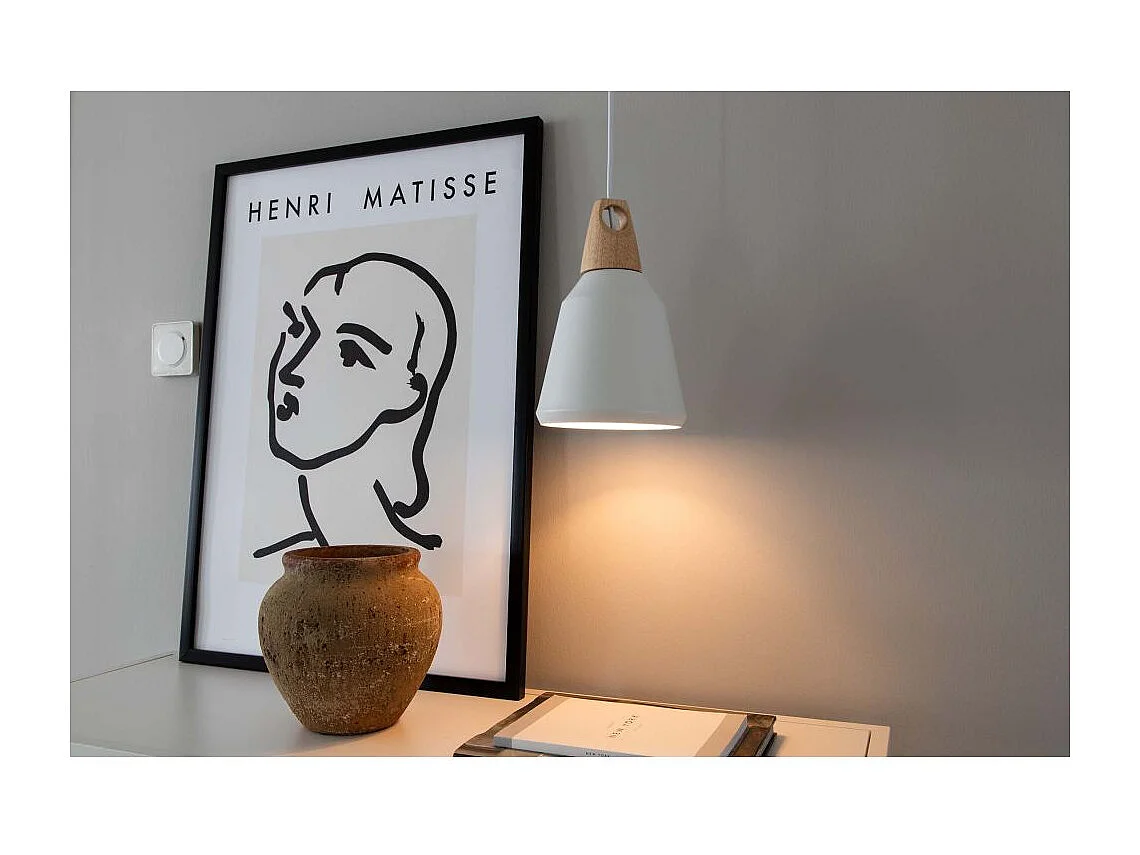 Nao verlichting hanglamp Ø16cm wit.