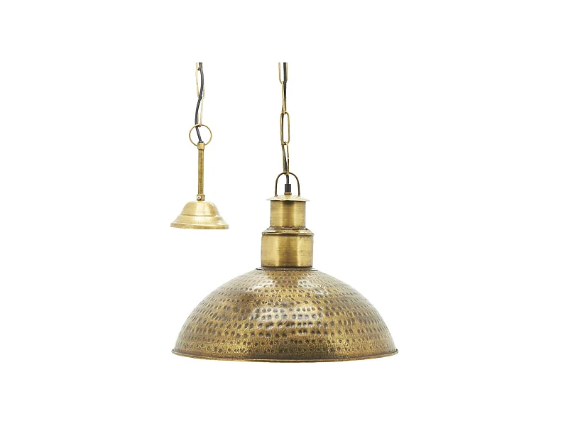 Suspension industrielle en métal martelé Diamètre 44cm