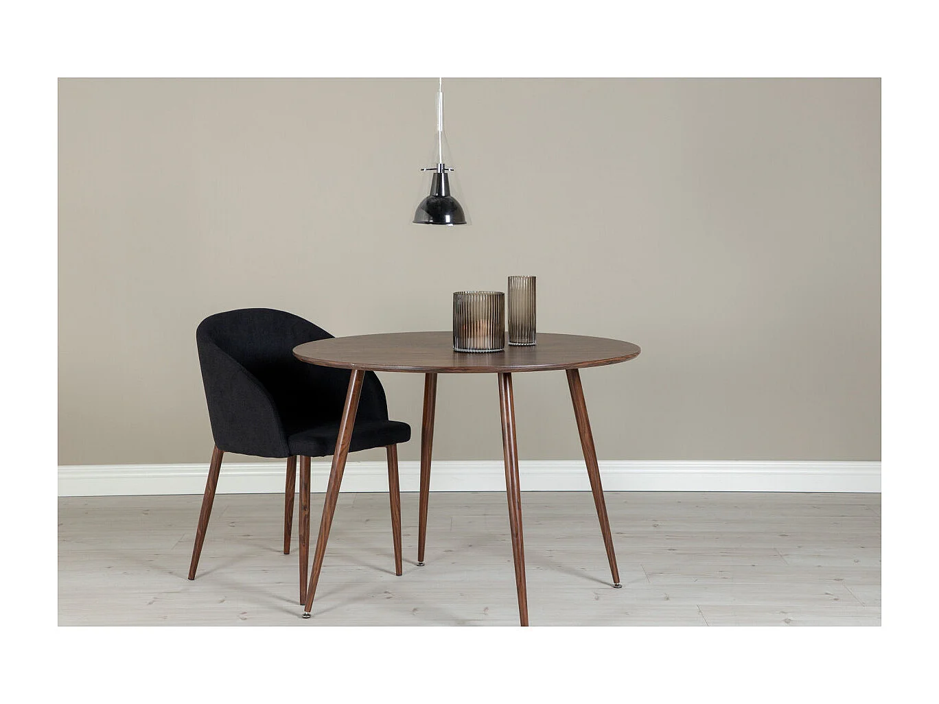 Sirius verlichting hanglamp Ø25cm aluminum, glas zwart.