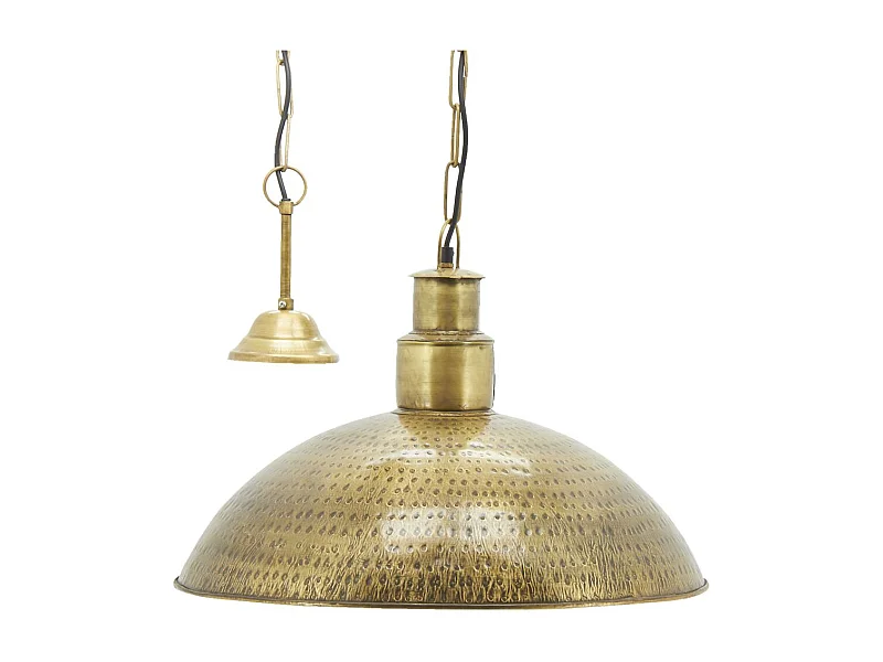 Suspension industrielle en métal martelé Diamètre 53cm