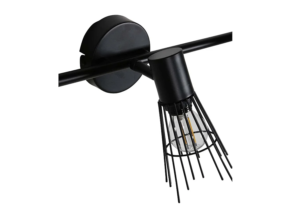 Plafonnier 3 Spots "Pico" 24cm Noir