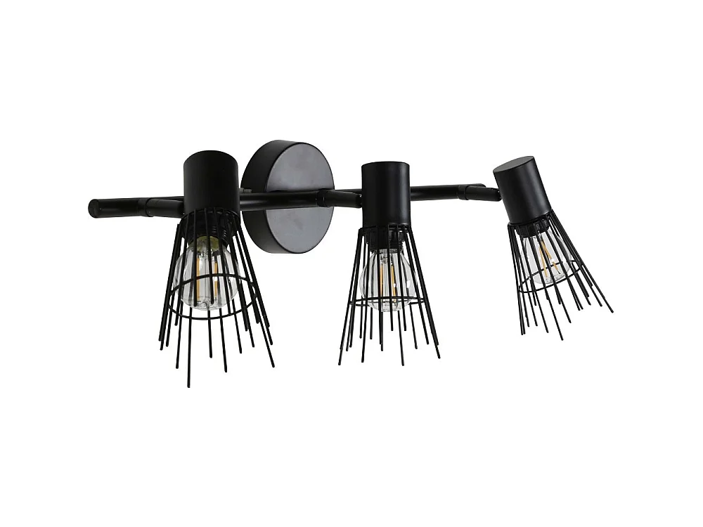 Pico verlichting wandlamp 24x15x15cm staal zwart.