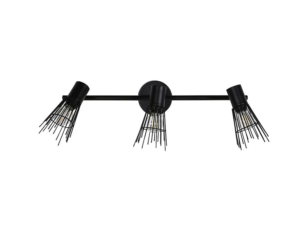 Pico verlichting wandlamp 24x15x15cm staal zwart.